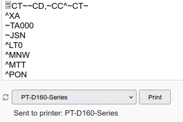 Print ZPL from browser
